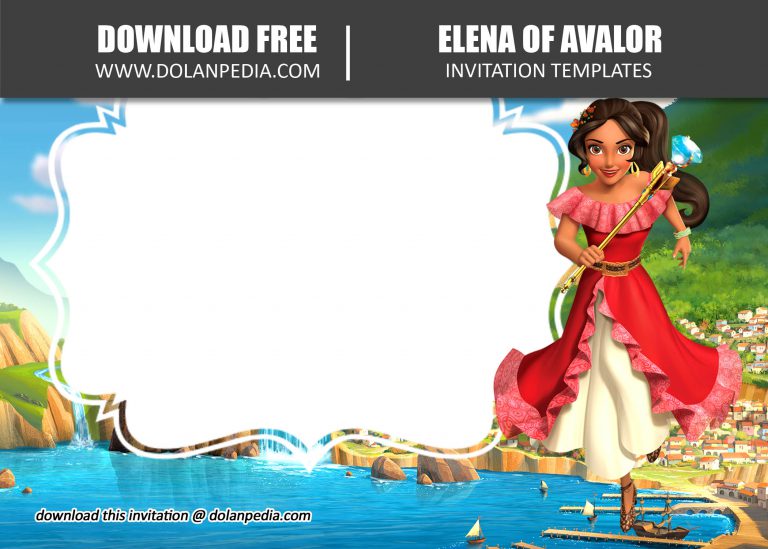 Free Printable Elena Of Avalor Birthday Invitation
