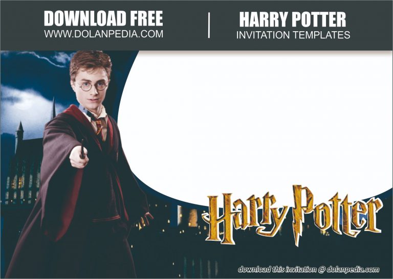 FREE Printable Harry Potter Invitation Templates