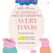 9+ Endearing Peppa Pig Canva Birthday Invitation Templates