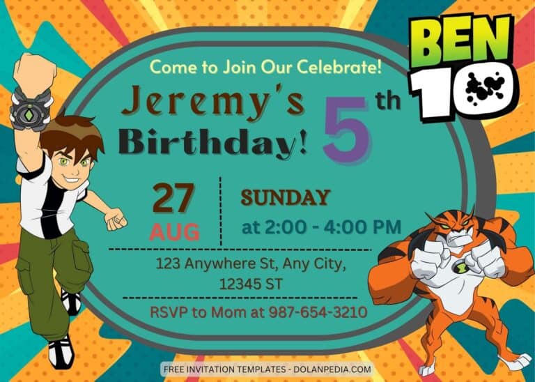 8+ Ben10 Birthday Invitation Templates Title