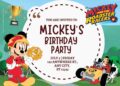 ( FREE ) 7+ Start! Mickey Roadster Racer Birthday Invitation Templates