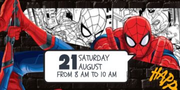 ( FREE Editable Canva ) Amazing Spiderman Birthday Invitation Templates