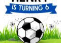 ( FREE Editable Canva ) Soccer Party Birthday Invitation Templates