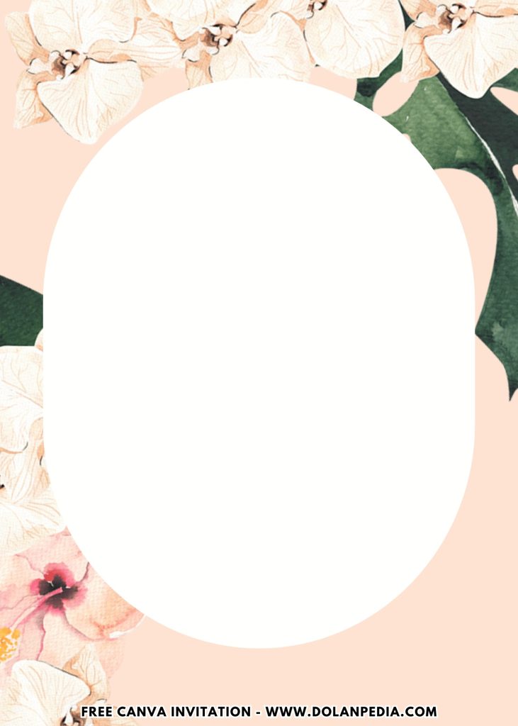 Free and Editable Minimalist Boho Chic Greenery Invitation Templates Made in Canva. Customize Online for free