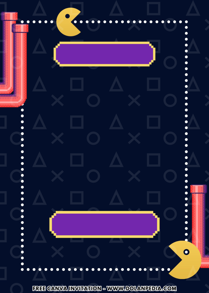 Free and Editable Lovely Neon Gamer Party Invitation Templates Made in Canva. Customize Online for free