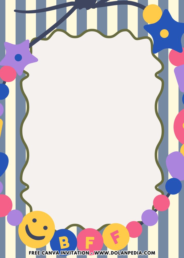 Free and Editable Adorable Charm Bar Girl Party Invitation Templates Made in Canva. Customize Online for free