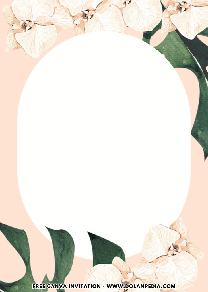 Free and Editable Gorgeous Boho Chic Greenery Invitation Templates Made in Canva. Customize Online for free