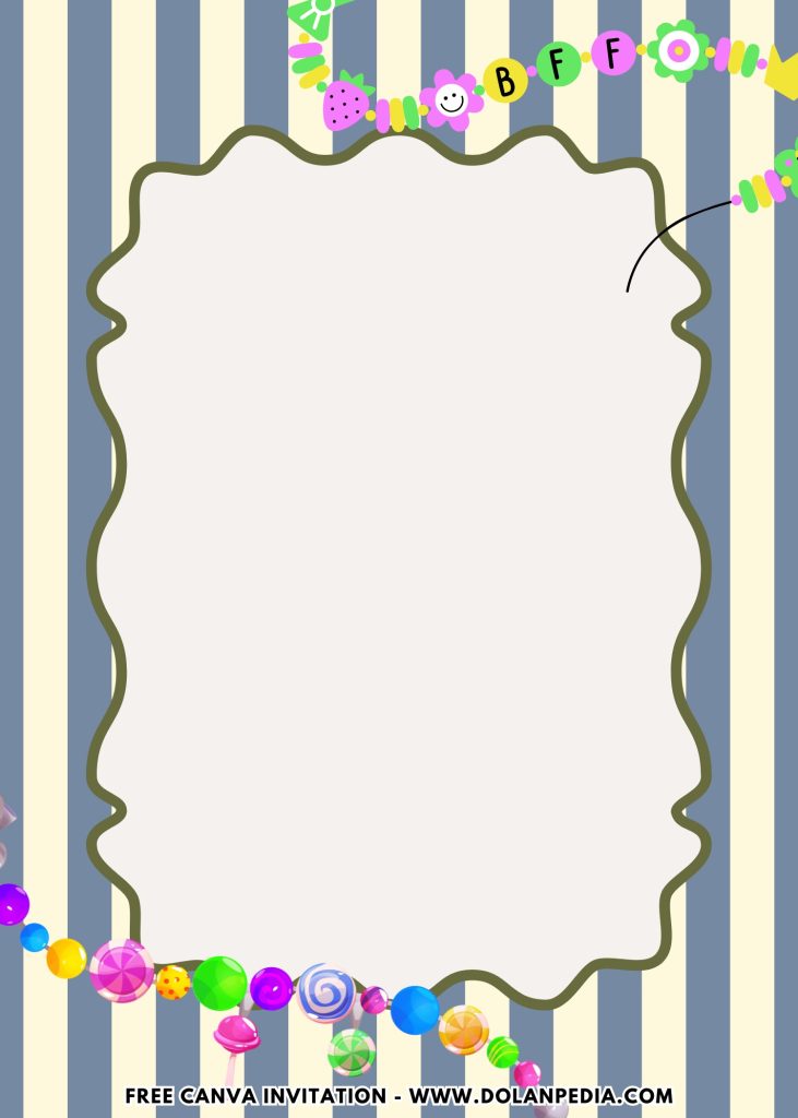 Free and Editable Charm Bar Girl Kids Party Invitation Templates Made in Canva. Customize Online for free