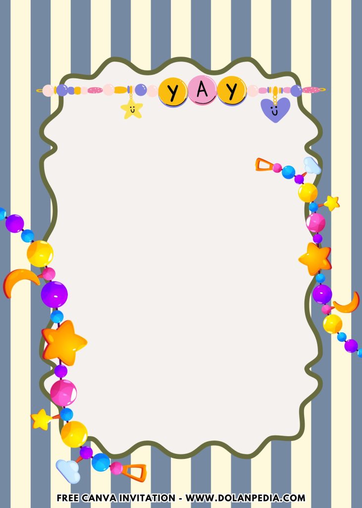 Free and Editable Simply Cute Charm Bar Girl Party Invitation Templates Made in Canva. Customize Online for free