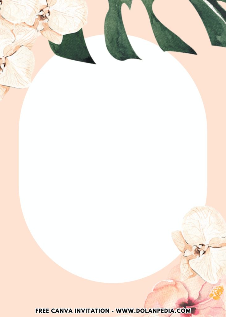 Free and Editable Whimsical Boho Chic Greenery Invitation Templates Made in Canva. Customize Online for free