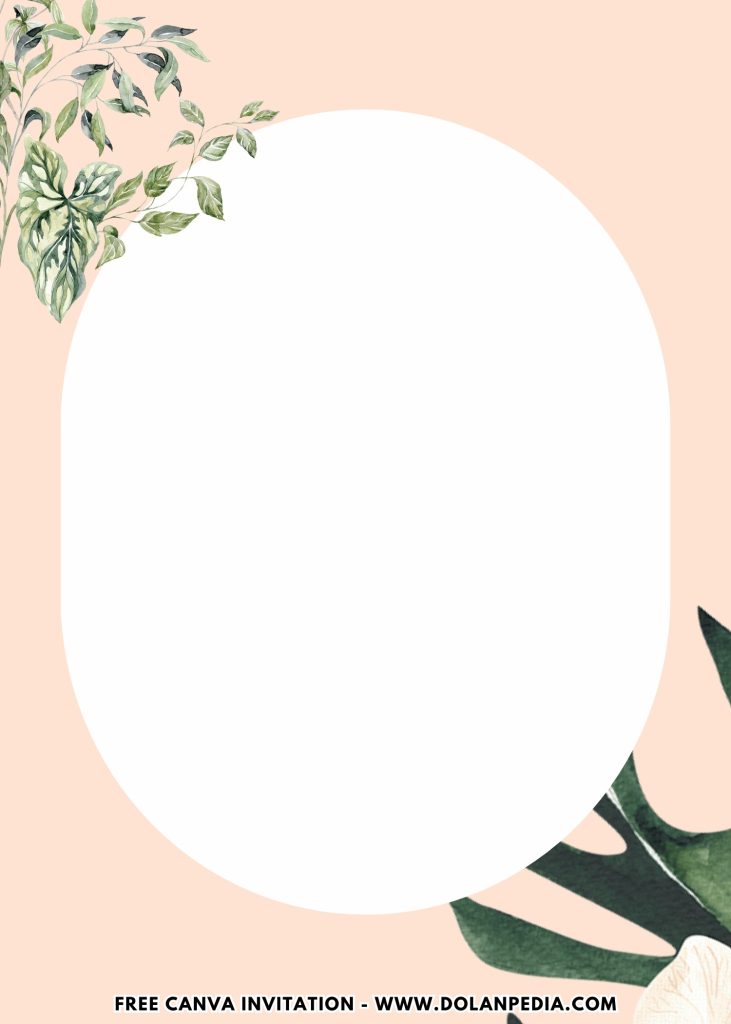 Free and Editable Lovely Cute Boho Chic Greenery Invitation Templates Made in Canva. Customize Online for free