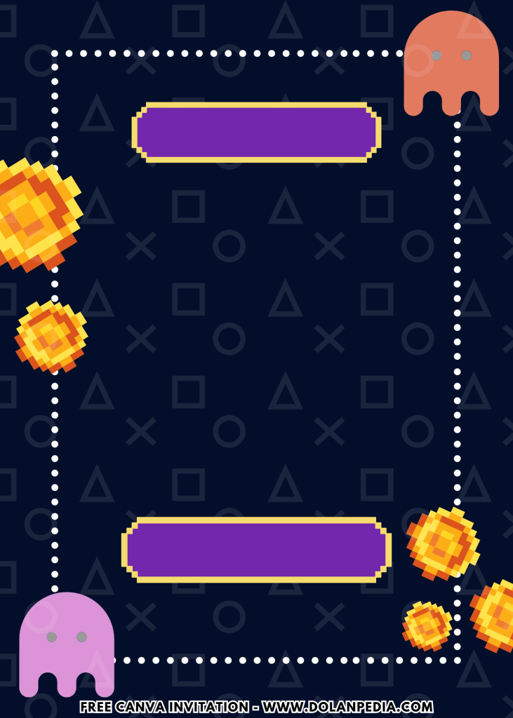 Free and Editable Adorable Neon Gamer Party Invitation Templates Made in Canva. Customize Online for free