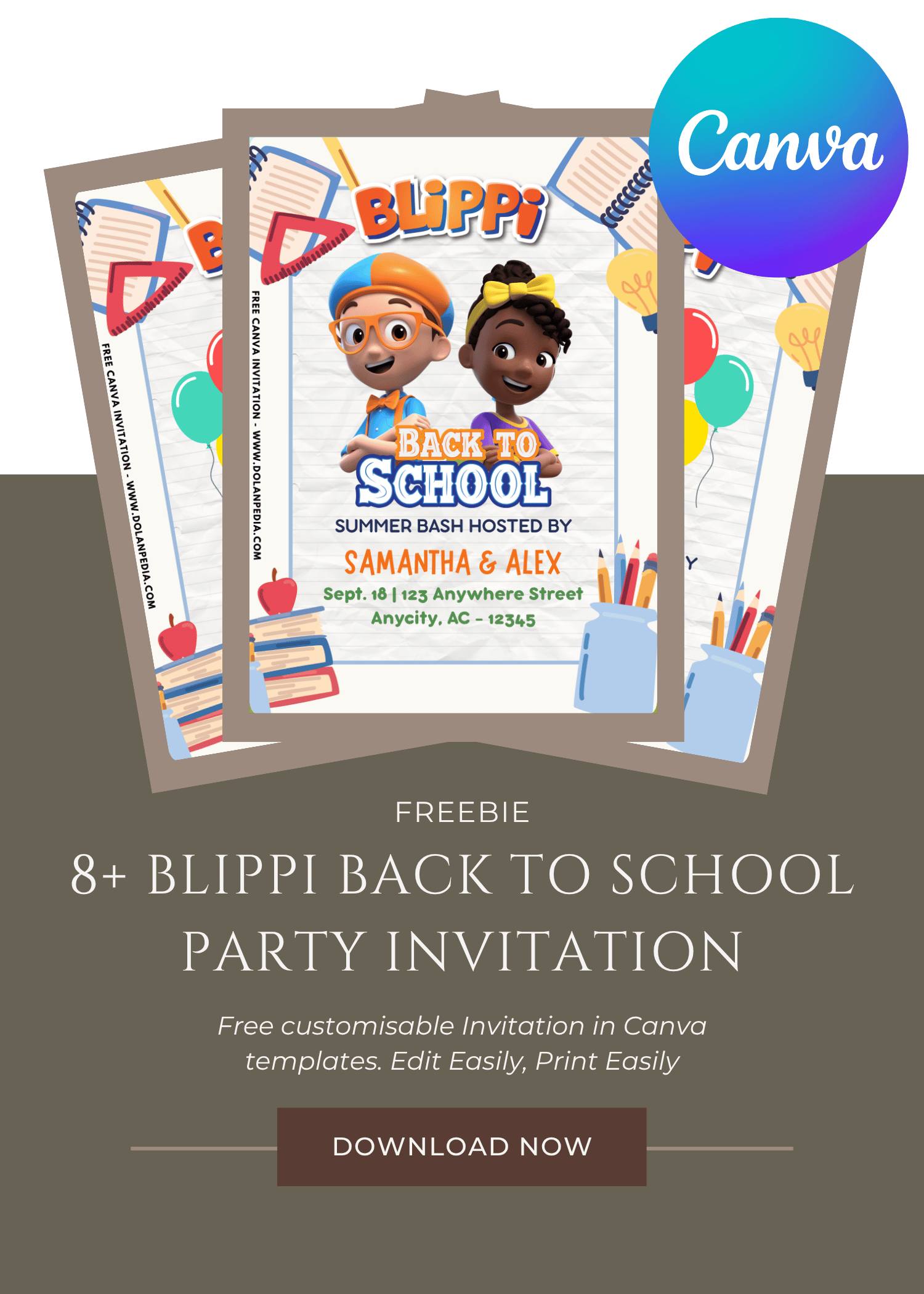 blippi-back-to-school-invitation-canva