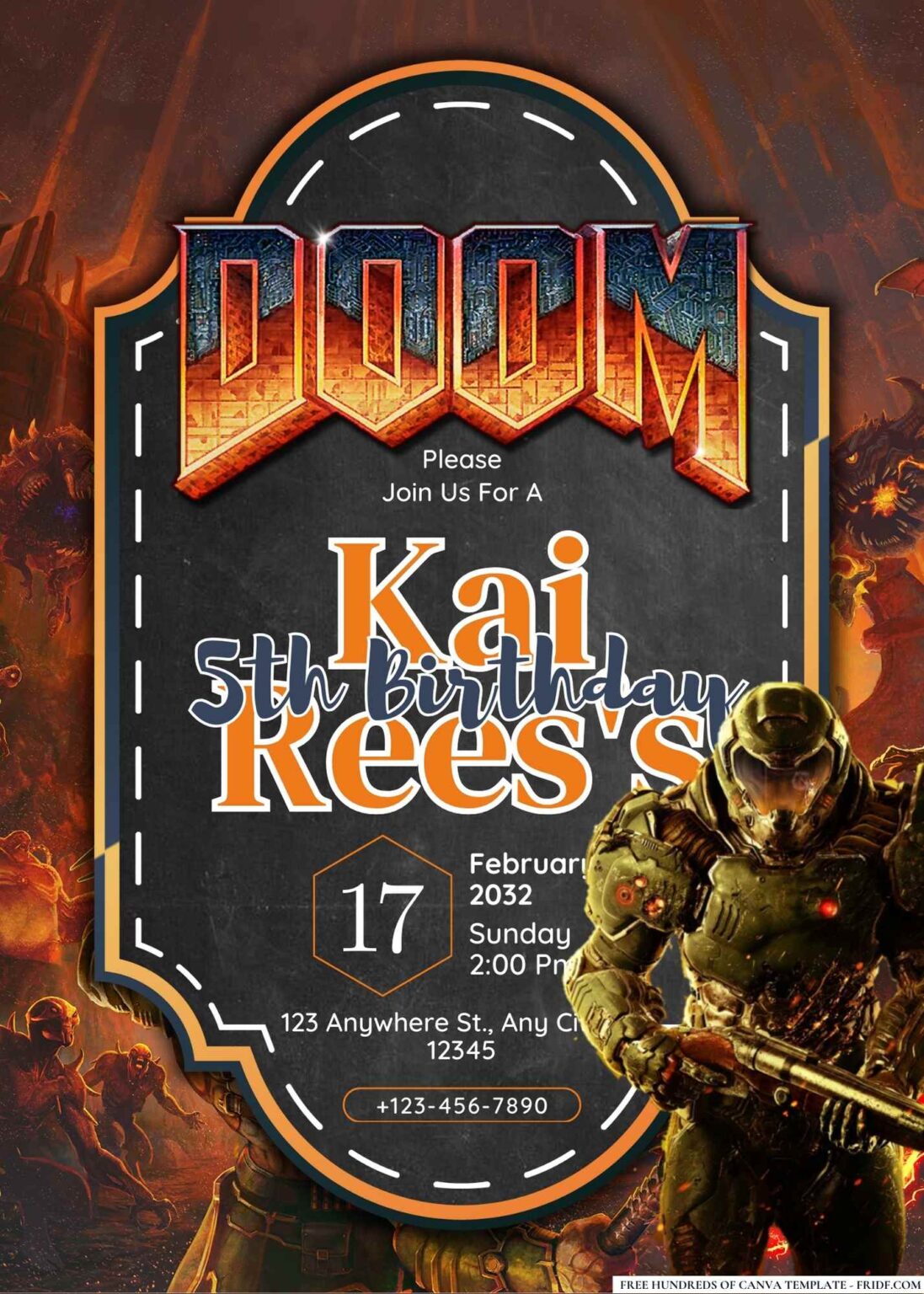 22+ Doom Birthday Invitation Templates - fridf. free pdf invitations