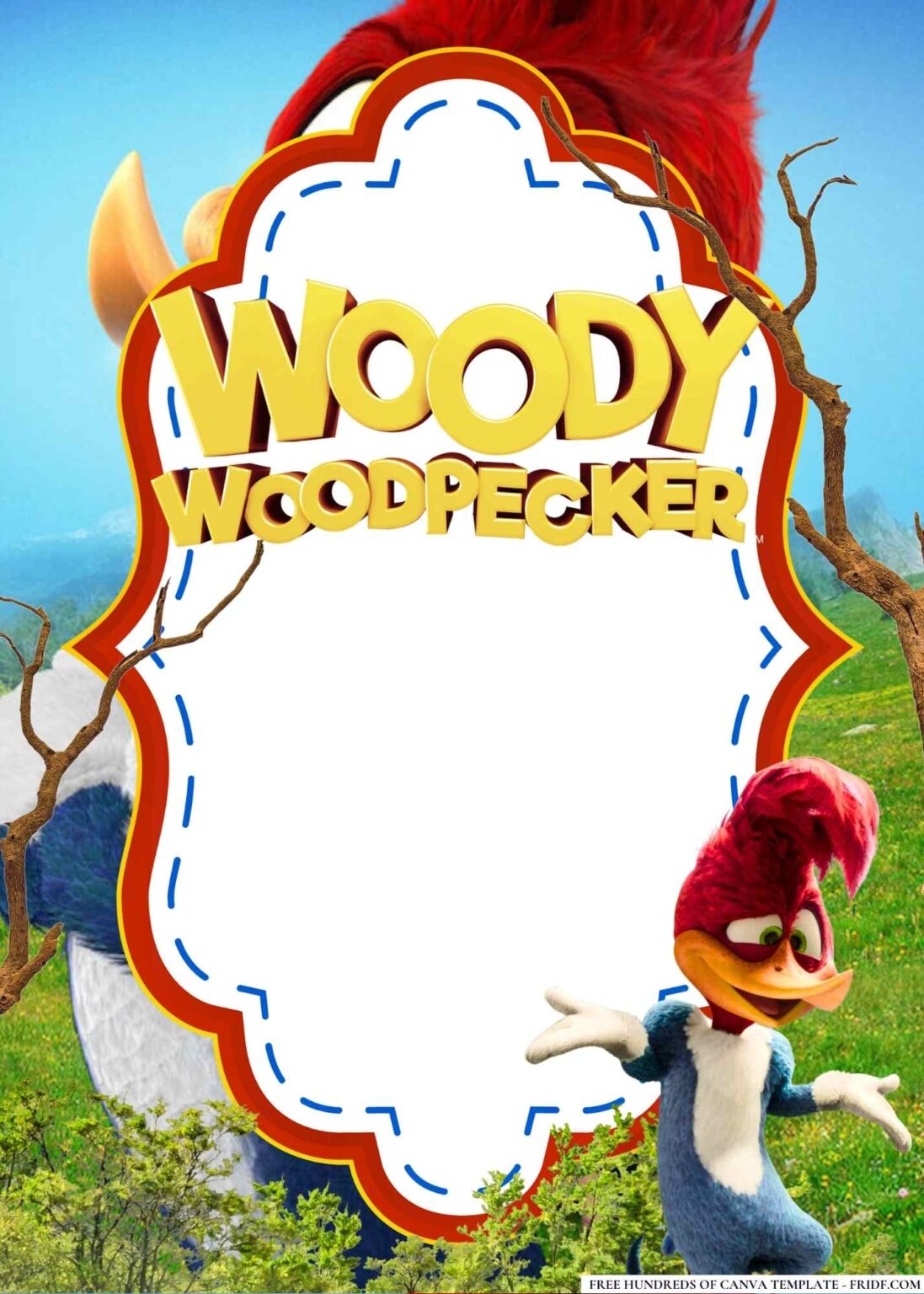 Décoration De Table Et Invitations Anniversaire Woody Woodpecker 1978 - Thème Woody Woodpecker, Neuf