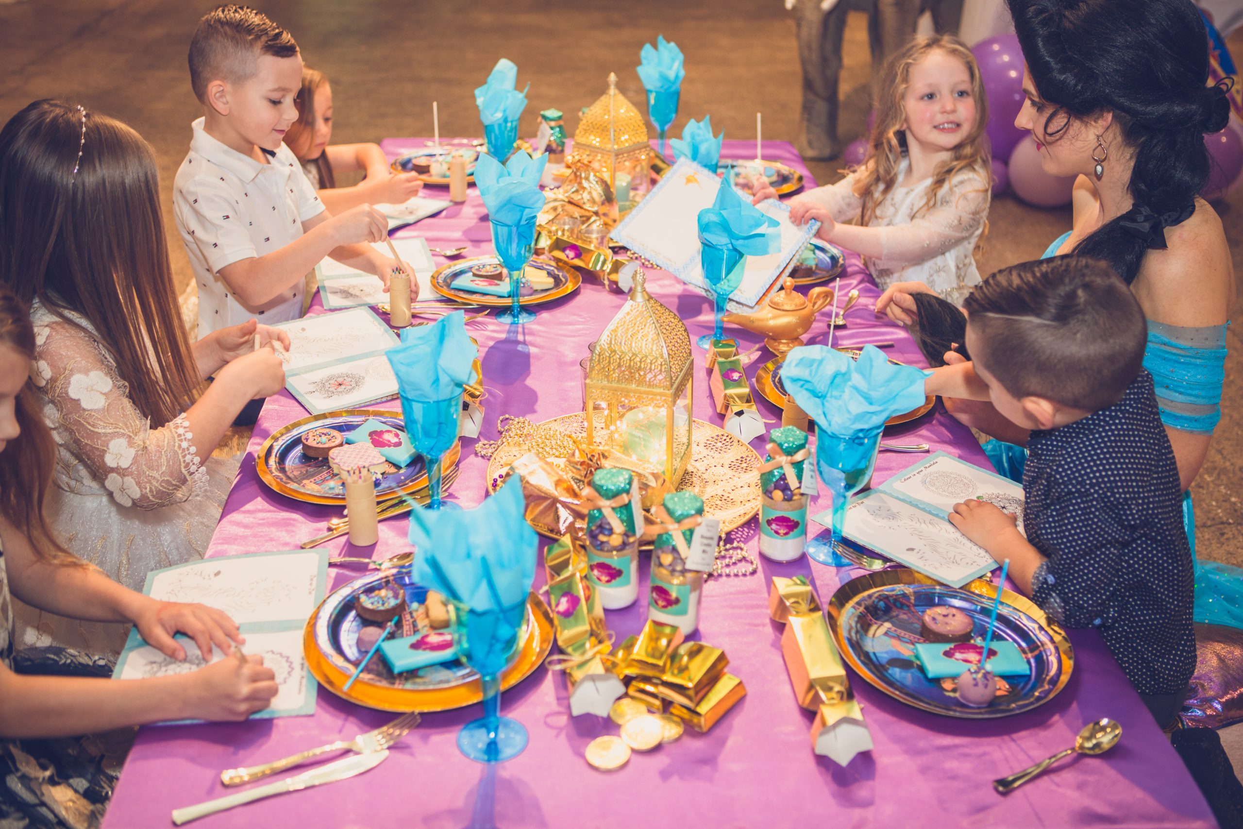 Aladdin Birthday Planning: FREE Canva Invitations & Planner