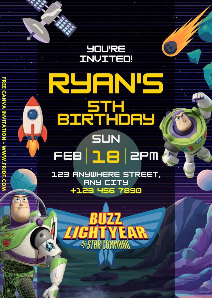FREE Space Traveler Buzz Lightyear Invitation free-space-traveler-buzz-lightyear-invitation