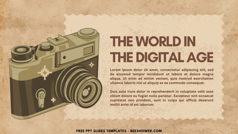 (Free Canva Template) Fun History Class PPT Slides Templates - Beeshower