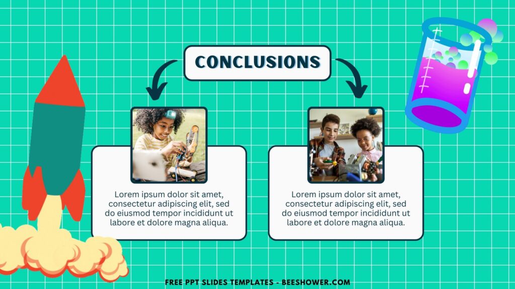 (Free Canva Template) Science Project PPT Slides Templates - Beeshower