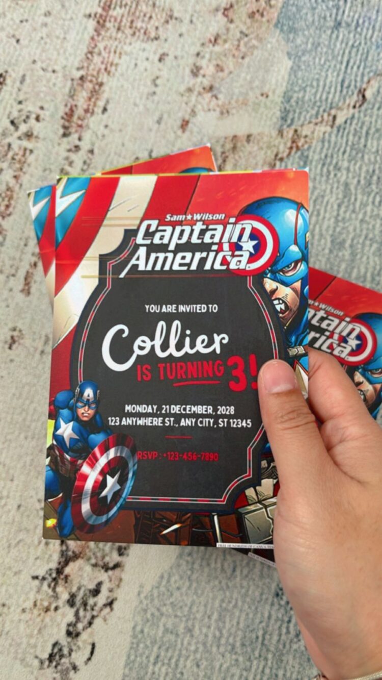 5 Things I Fixed on My Captain America Invitation This Year - Beeshower