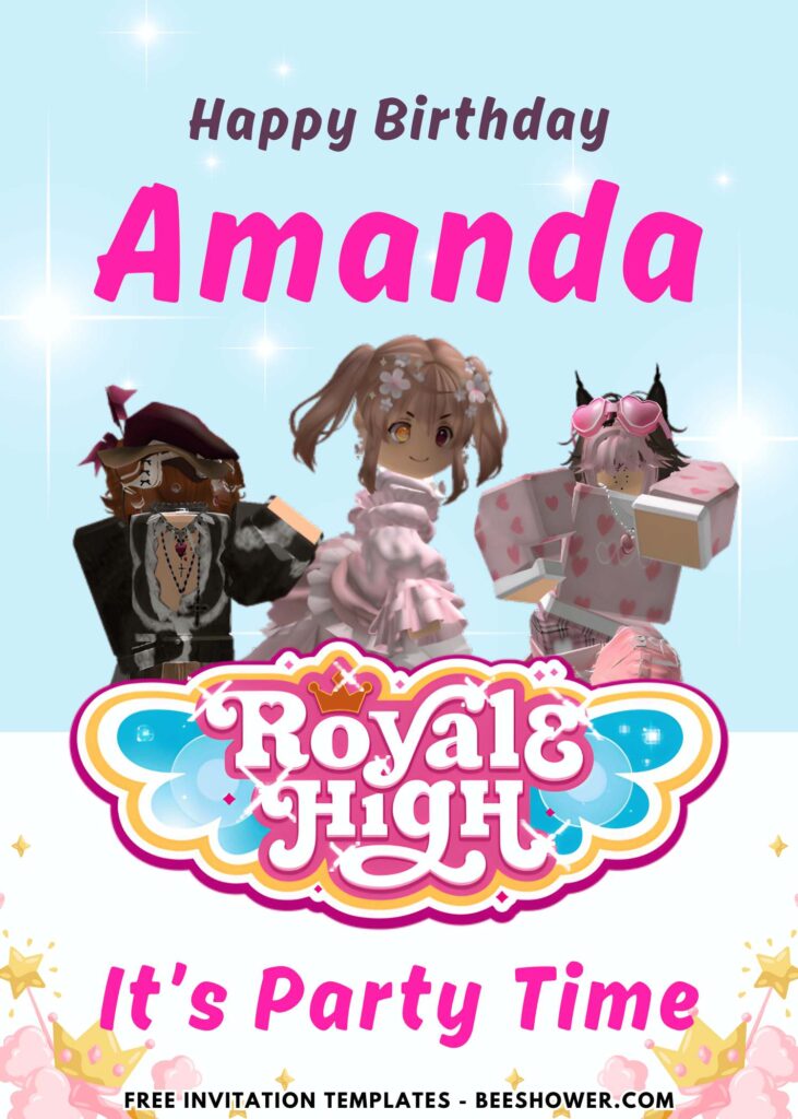 Free Editable Roblox Royale High Cheerleader Birthday Backdrop 

<br></p></div></div><div class=